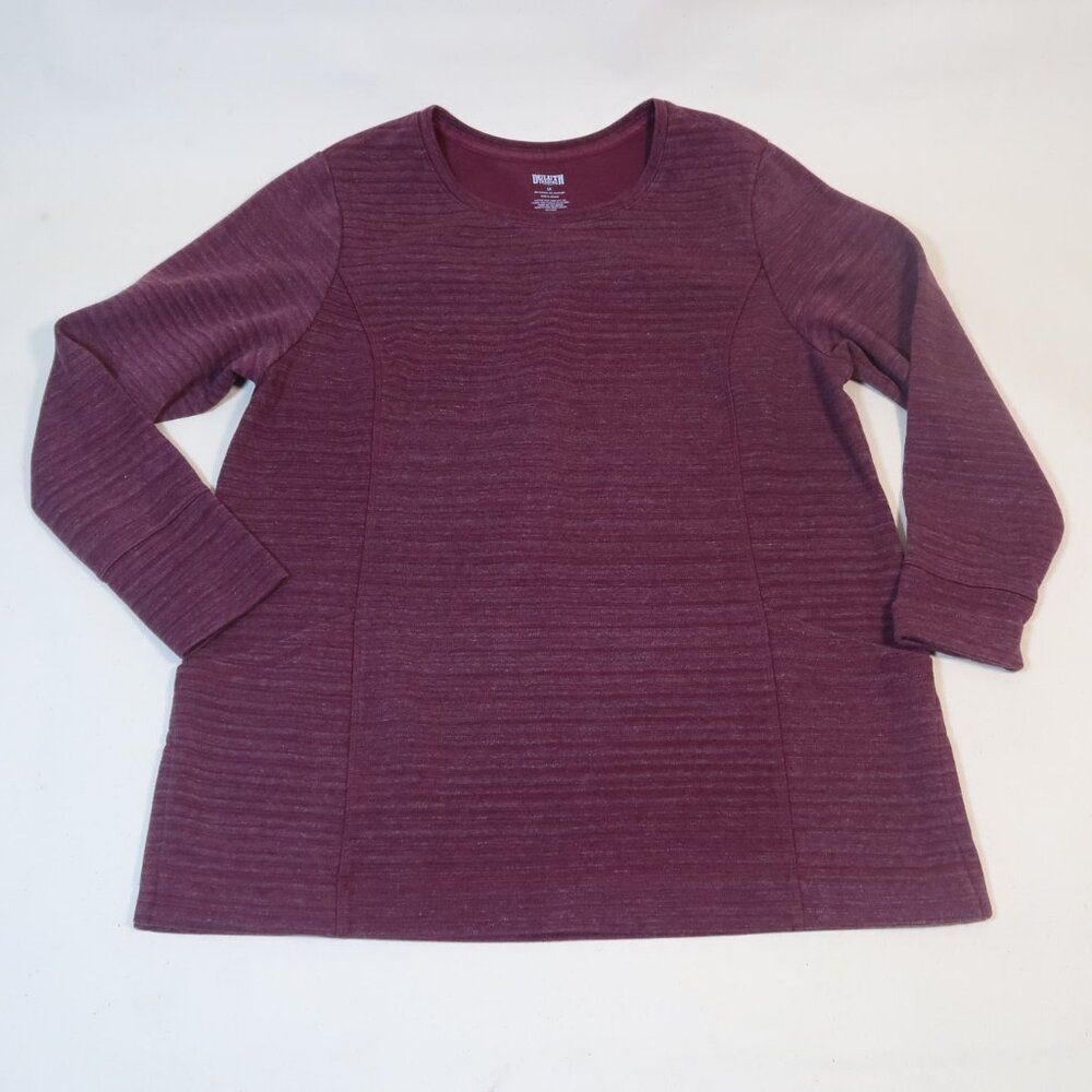 Duluth Trading Co Women's Crew Neck Sweater - Plum